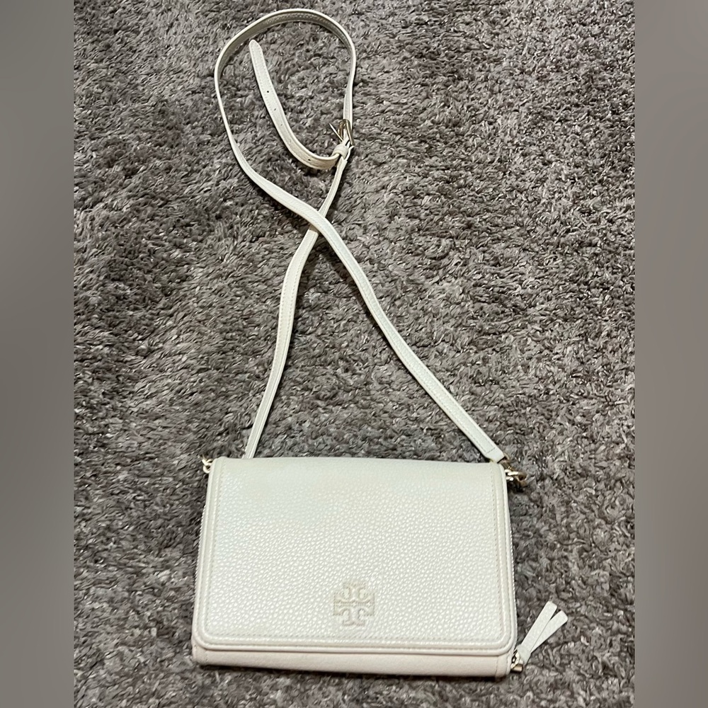 Tory Burch White Crossbody Bag